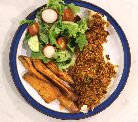 Baked Haddock with Oatcake Crumble