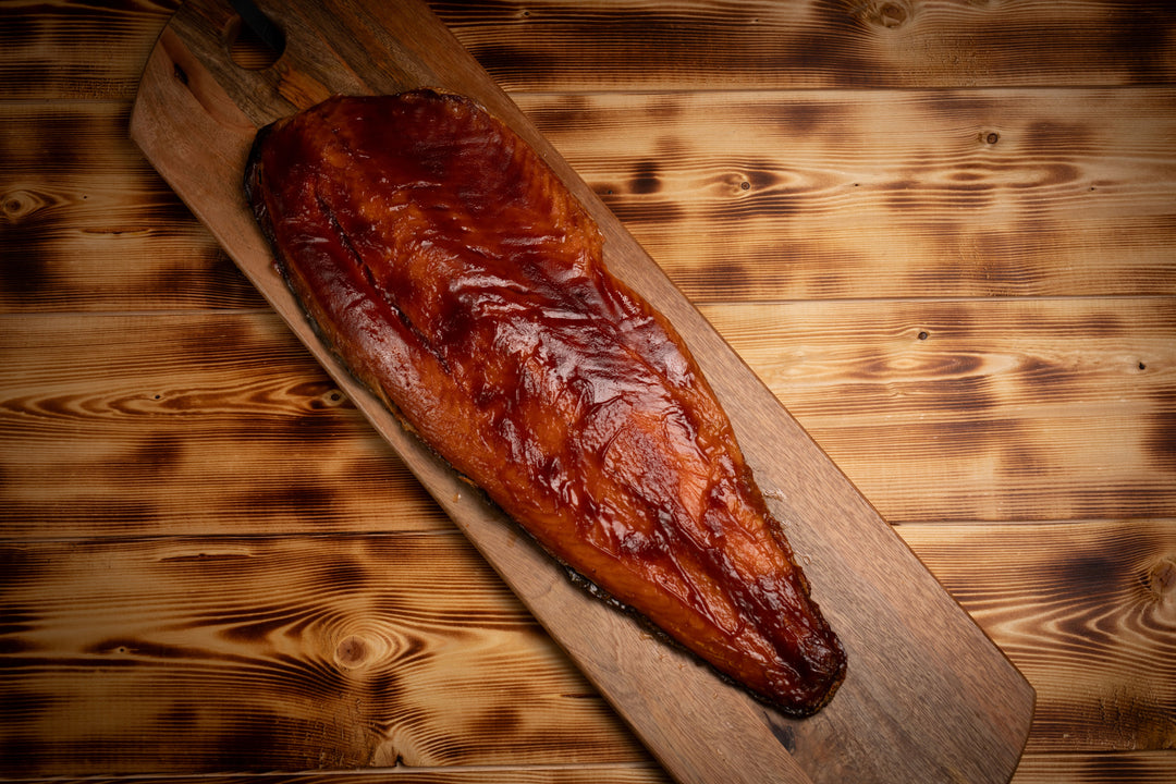 Hot Cure Smoked Salmon - 900g SIDE - Choose Flavour