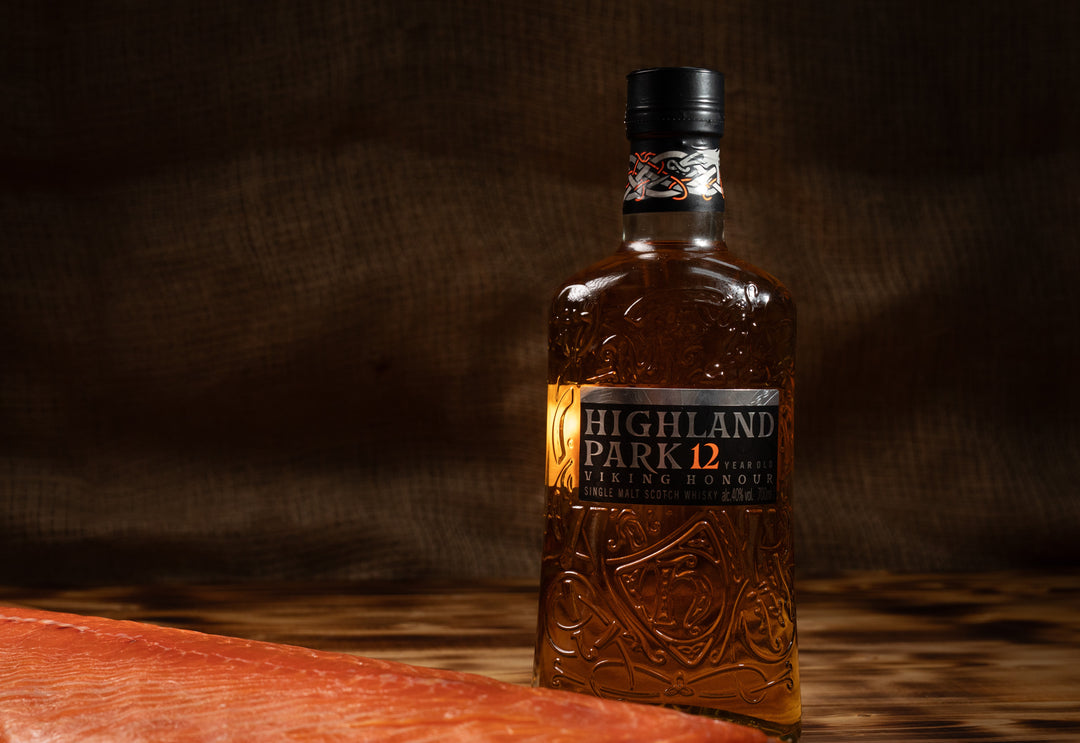 Highland Park Whisky Hot Cure Salmon -Side