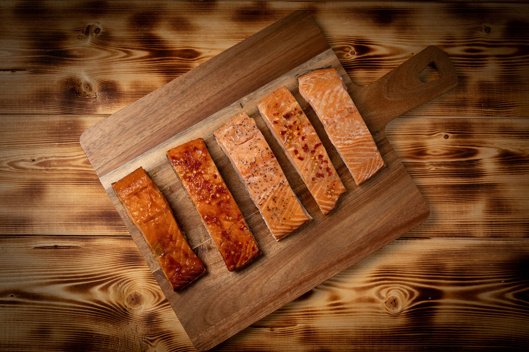 Hot Cure Smoked Salmon 150g Pack - Choose Flavour