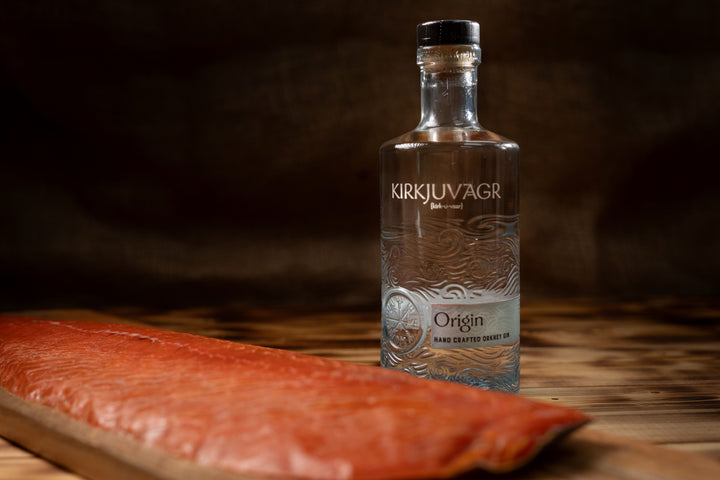 Kirkjuvagr Gin & Orange Smoked Salmon-Sliced (Choose 100g,200g,500g)