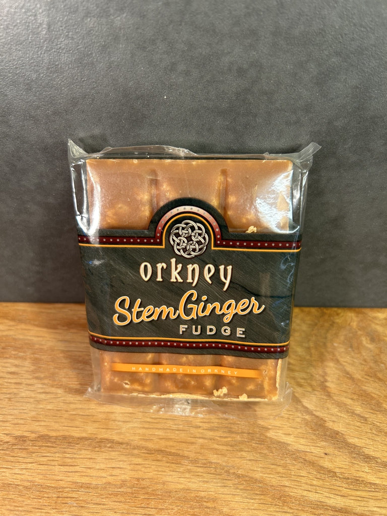 Orkney Stem Ginger Fudge 100g – Jollys of Orkney