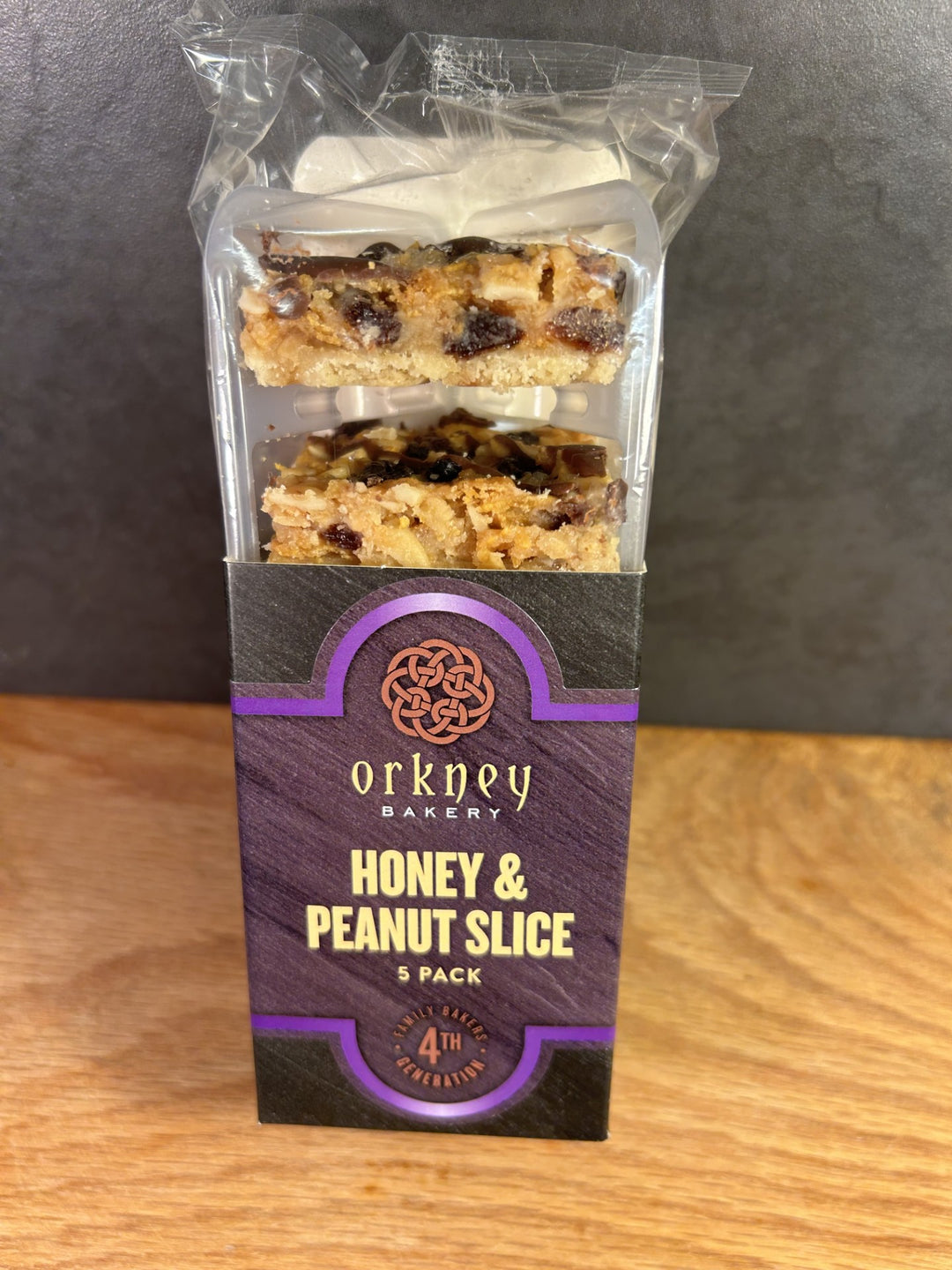 Orkney Peanut & Honey Slice