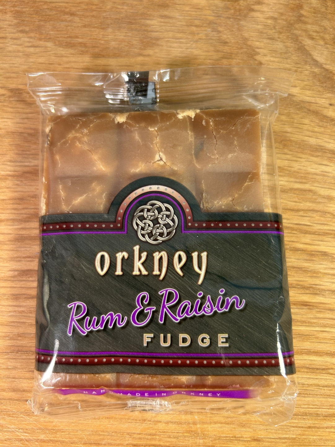 Orkney Rum & Raisin Fudge 100g