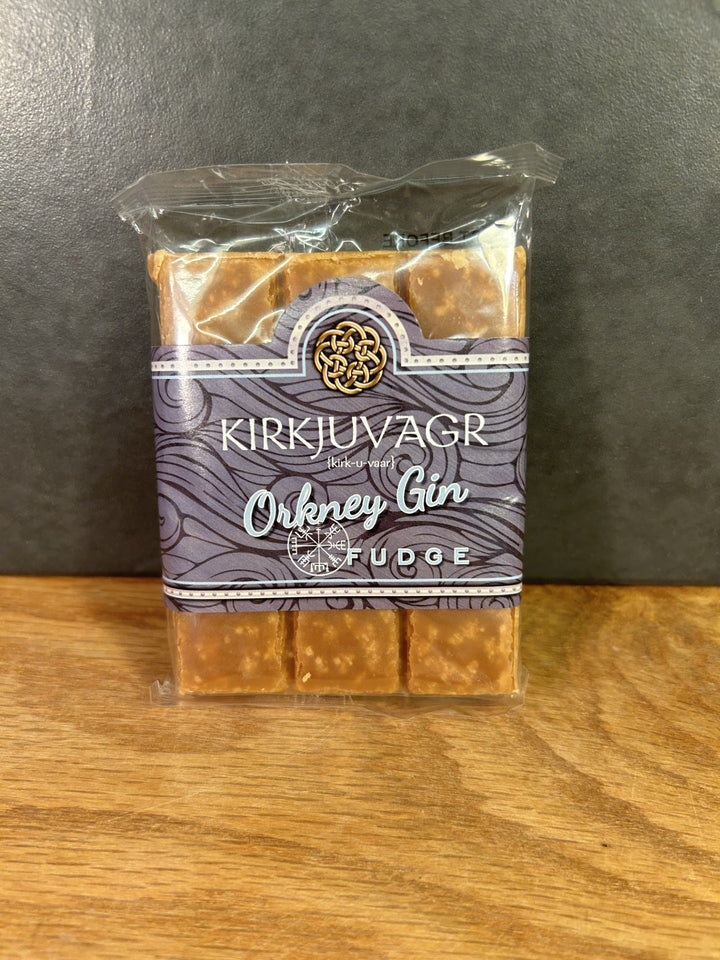 Orkney Kirkjuvagr Gin Fudge 100g