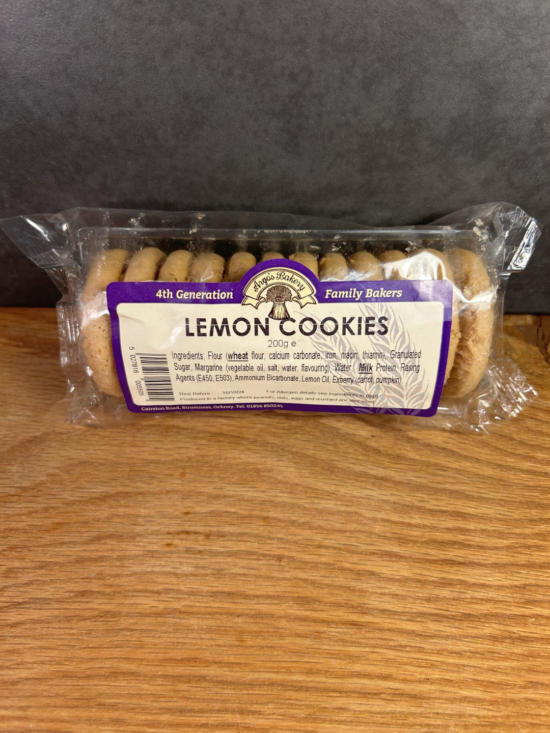 Orkney Lemon Cookies