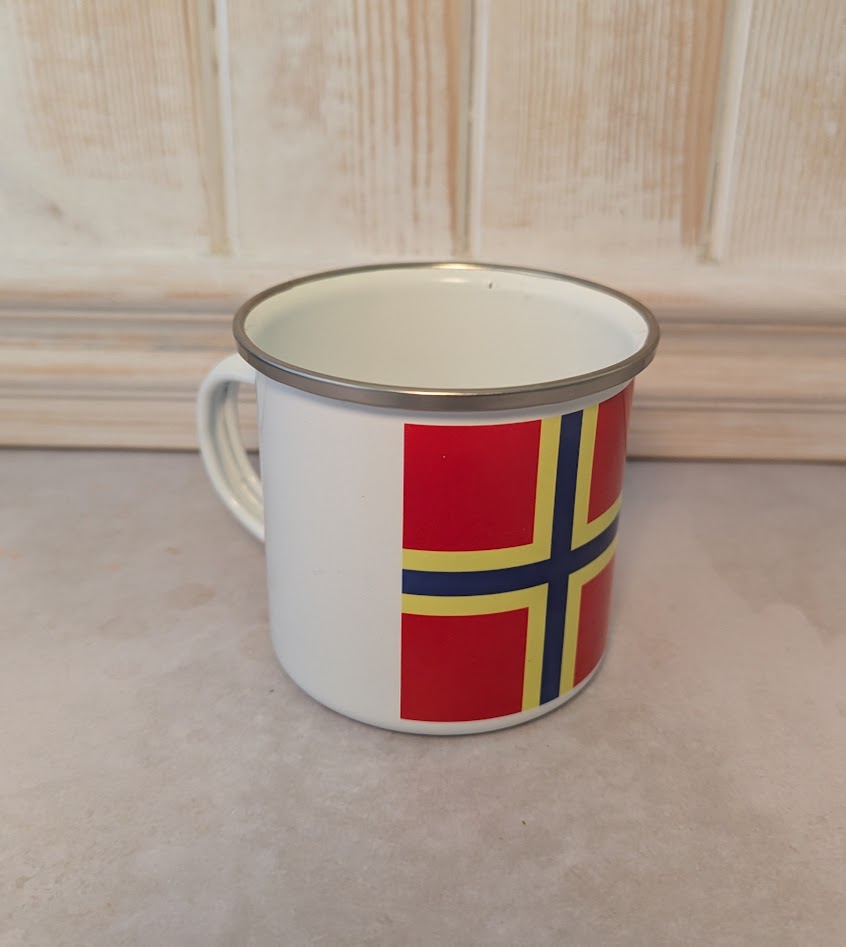 Tin Mug - Orkney Flag