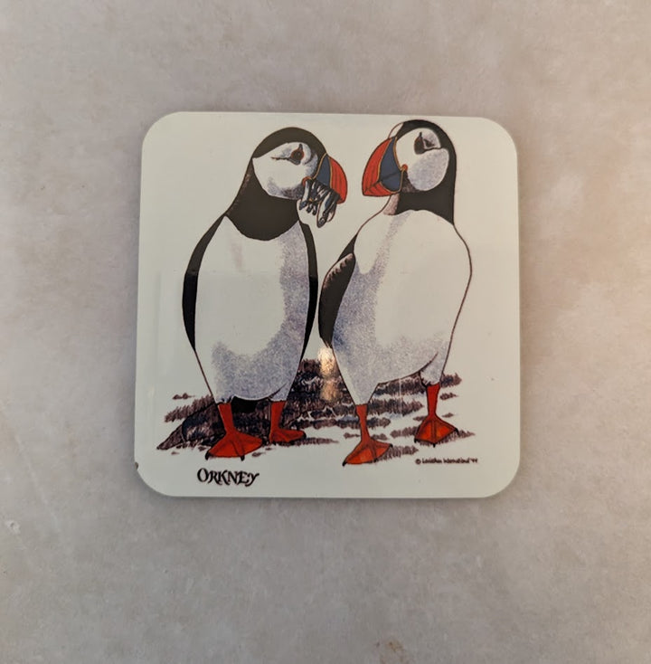 Coaster - Orkney Puffins