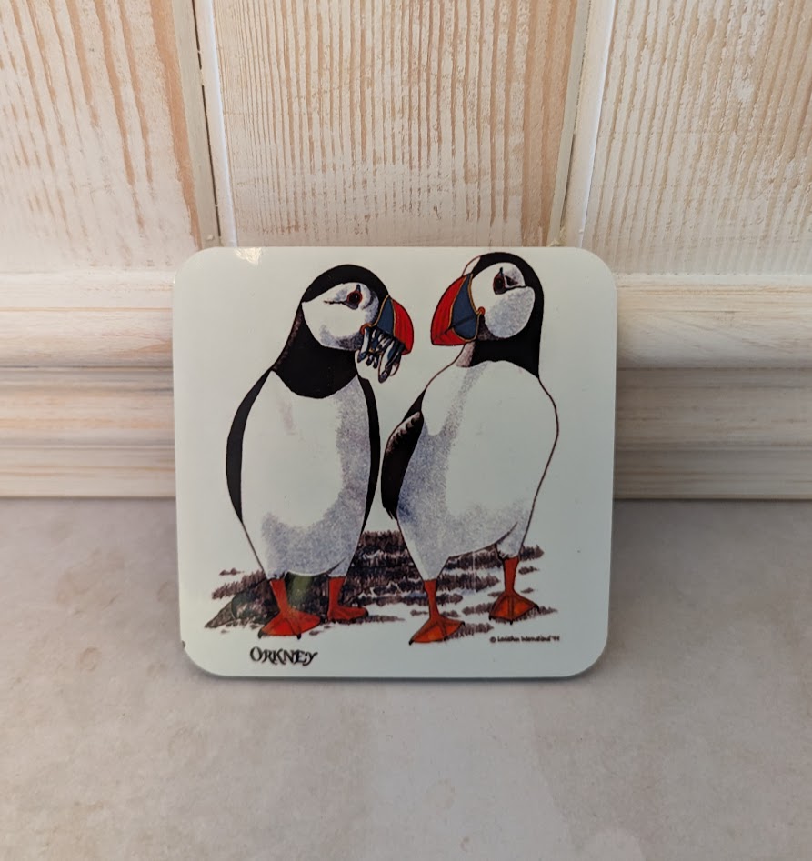 Coaster - Orkney Puffins