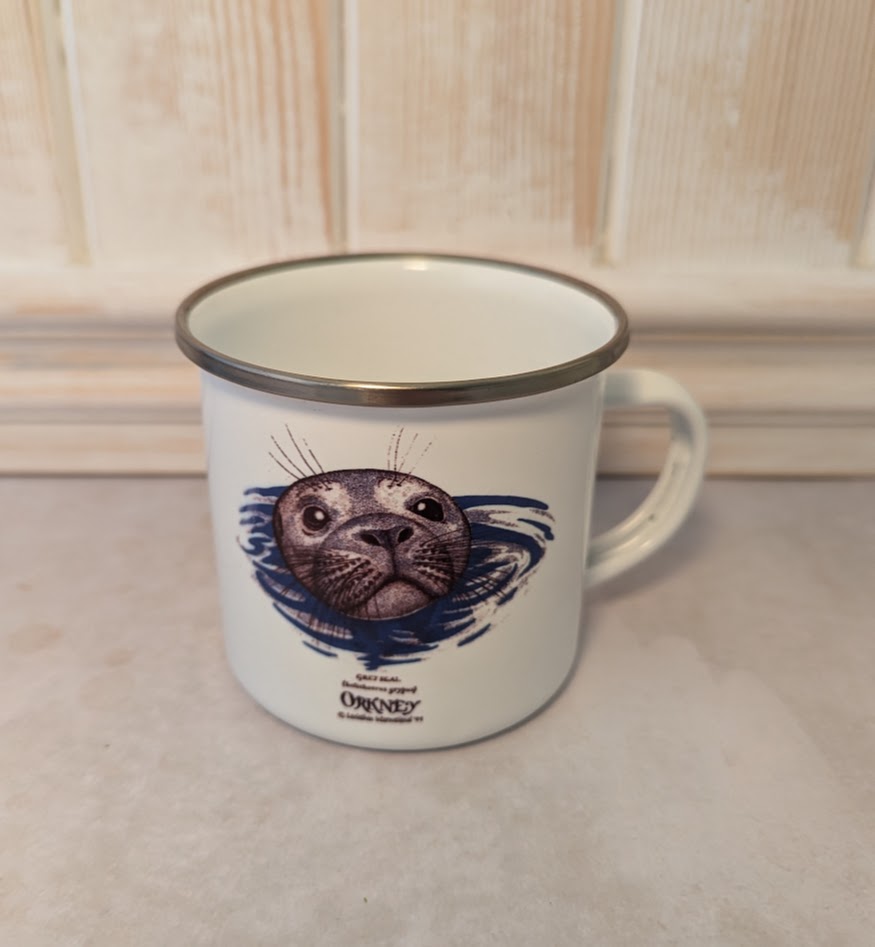 Tin Mug - Orkney Selkies