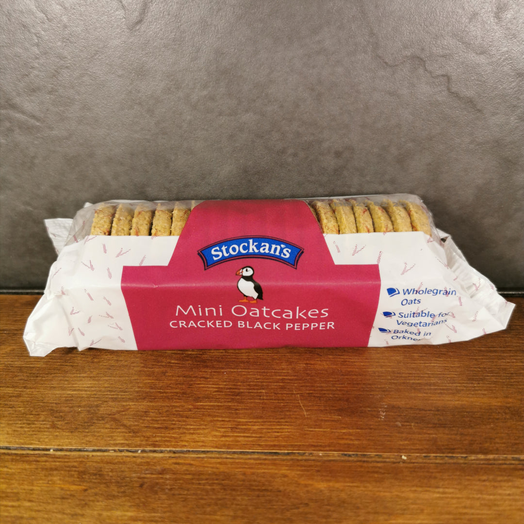 Stockan's Mini Oatcakes-Pepper or Cheese or Plain